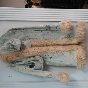 Wilson's Suede 3 Piece Coat, Hat, Pocketbook